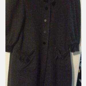 Vintage Magil Girls Coat Size 10 Made in Italy Cashmere and Wool Coat